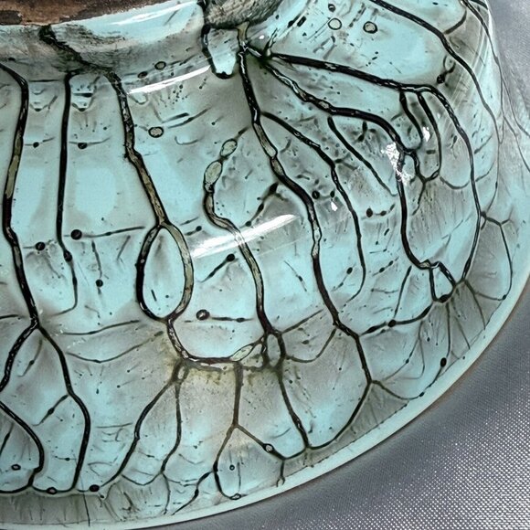 Vintage Delftware W B Leersum Handwork Covered Dish Holland - Picture 11 of 12
